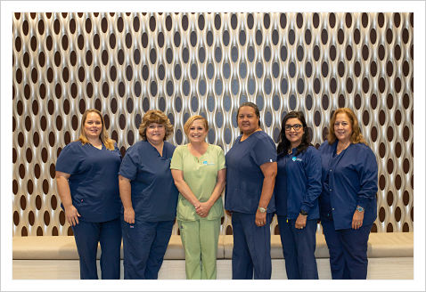 This is a picture of the staff for the home health services